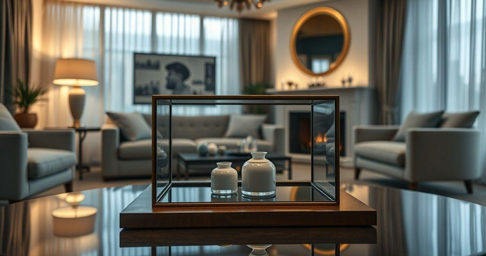 Box de vidro decorado transforma ambientes com elegância e sofisticação