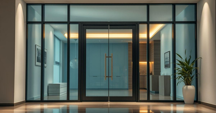 Porta de Vidro: Elegância e Funcionalidade para seu Espaço